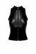 Топ Noir Handmade F324 Glam, L, black, халтер, на молнии, виниловые вставки, воротник-стойка SX0377 фото 6