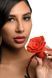 Силіконовий кляп з трояндою Master Series: Blossom Silicone Rose Gag &ndash; Red SO8801 фото 8
