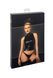 Топ Noir Handmade F324 Glam, L, black, халтер, на молнии, виниловые вставки, воротник-стойка SX0377 фото 7