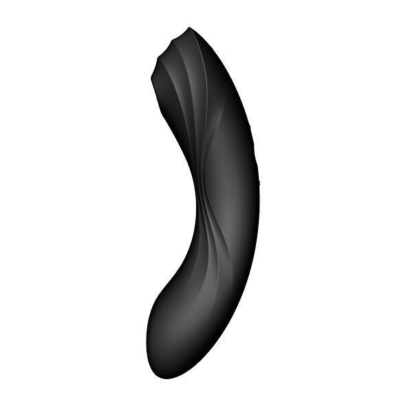 Вакуумный стимулятор с вибрацией Satisfyer Curvy Trinity 4 Black SO6119