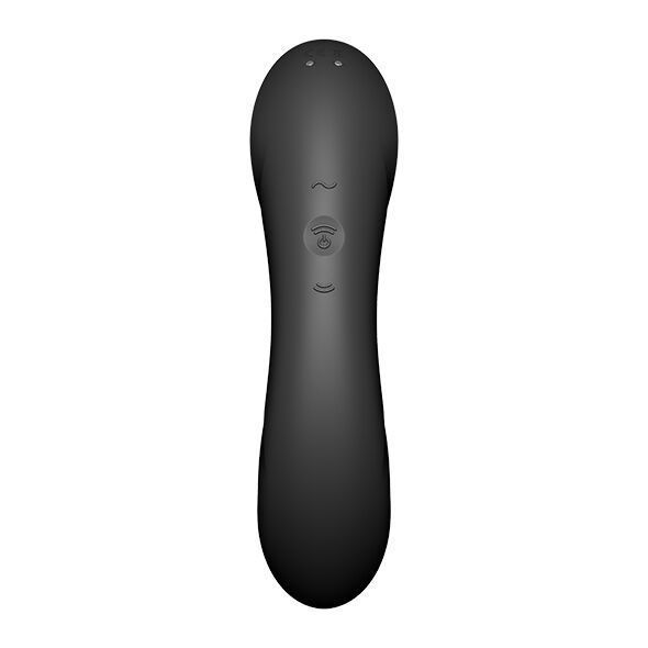 Вакуумный стимулятор с вибрацией Satisfyer Curvy Trinity 4 Black SO6119