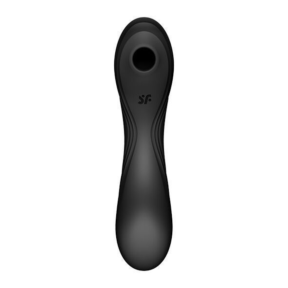 Вакуумный стимулятор с вибрацией Satisfyer Curvy Trinity 4 Black SO6119