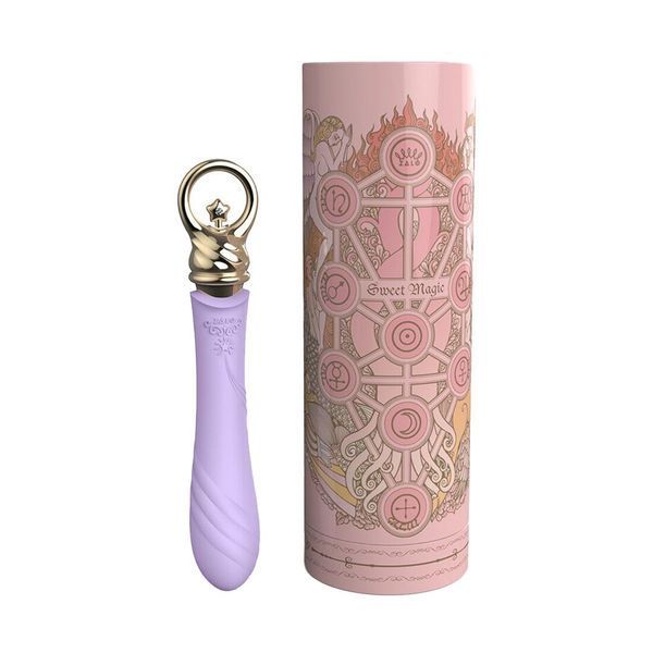 Вібратор для точки G із підігрівом Zalo Sweet Magic - Courage Fantasy Violet SO6675