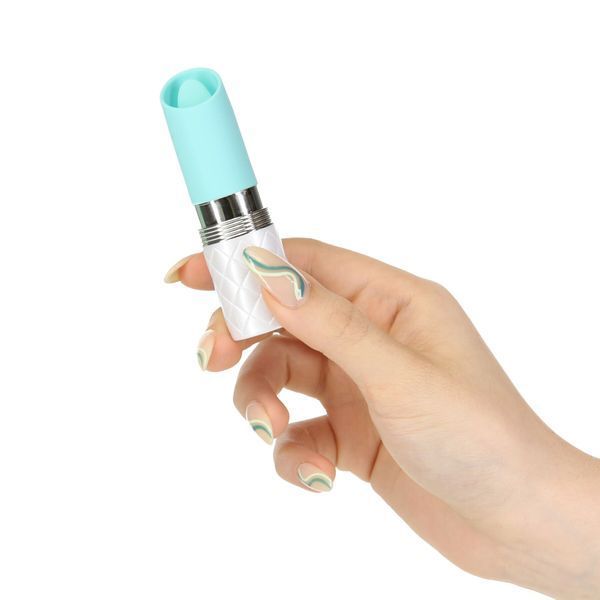 Вибратор помада Pillow Talk Lusty Luxurious Flickering Massager - Teal SO7752