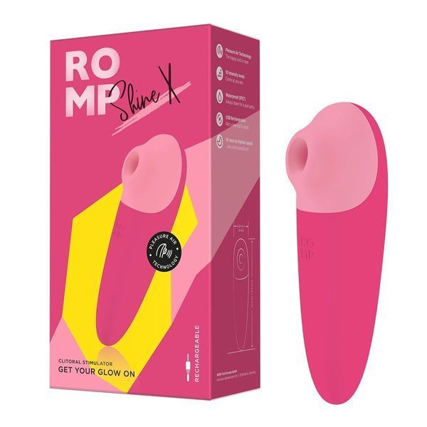 Вакуумний кліторальний стимулятор Romp Shine X, 10 рівнів інтенсивності SX0535