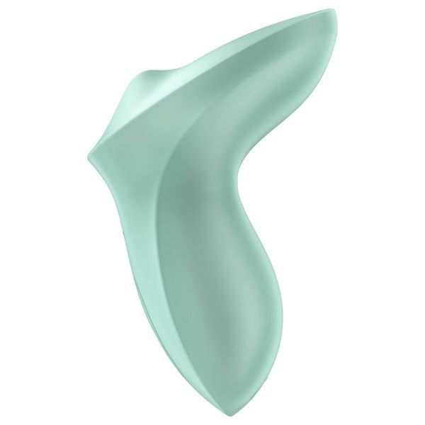 Вібратор для клітора з перлинною стимуляцією Satisfyer Exciterrr Mint, 2 незалежні мотори SX1217