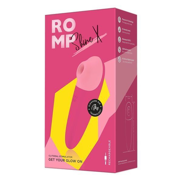 Вакуумний кліторальний стимулятор Romp Shine X, 10 рівнів інтенсивності SX0535