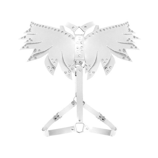 Жіноча портупея Art of Sex - Wings біла XS-M, екошкіра SX2360