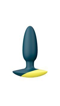 Анальна вібропробка Romp Bass Dark Green, силікон, перезаряджувана, макс. діаметр 3 см SO8737
