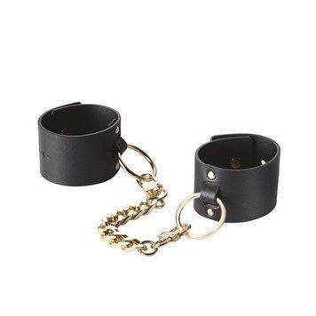 Наручники Bijoux Indiscrets MAZE &mdash; Wide Cuffs Black SO2649