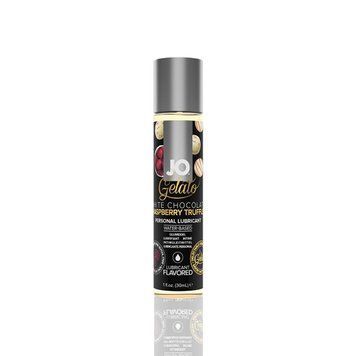 Змазка на водній основі JO GELATO White Chocolate Raspberry (30 мл) без цукру та парабенів SO3505