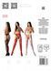 Эротические колготки-бодистокинг со шнуровкой на бедрах Passion S026 One Size, white, с доступом SO8950 фото 5