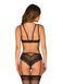Комплект белья Obsessive Allastia 2-pcs set black L/XL SX2578 фото 2