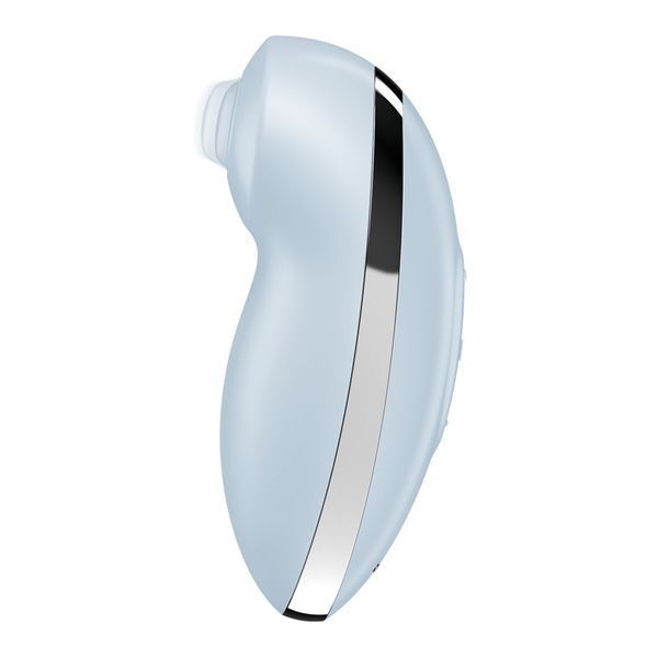 Вибростимулятор-пульсатор Satisfyer Tap & Climax 2 Blue, эффект постукивания пальцем SX2183