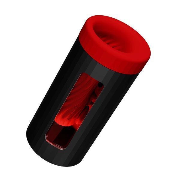 Смарт-мастурбатор LELO F1S V3 XL Red, збільшений, 2 мотори, 8 режимів, стимуляція звуковими хвилями SX0705