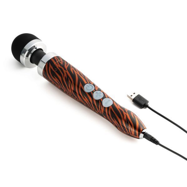 Вібромасажер DOXY Die Cast 3R - TIGER, дуже потужний, перезаряджуваний, металевий корпус SO8026