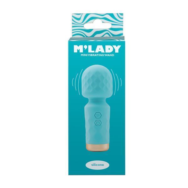 Вибромассажер M&rsquo;Lady Mini Vibrating Wand Teal SX3146