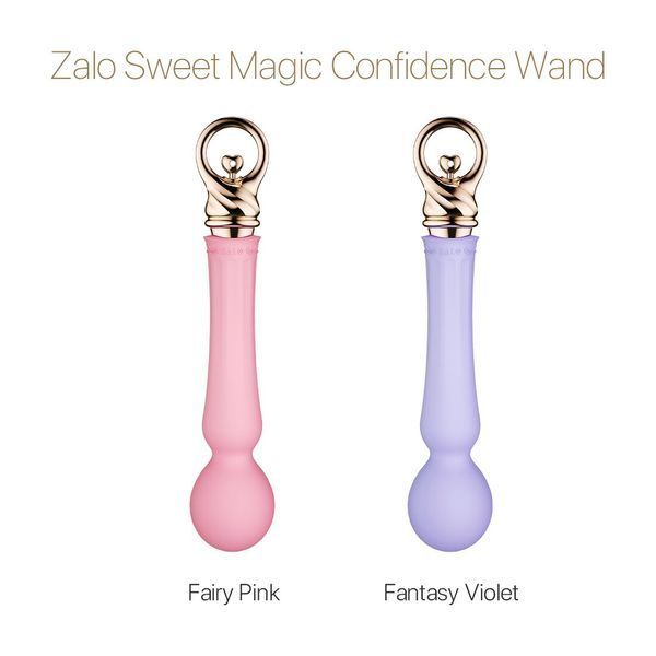 Вібромасажер із підігрівом Zalo Sweet Magic - Confidence Wand Fairy Pink SO6676