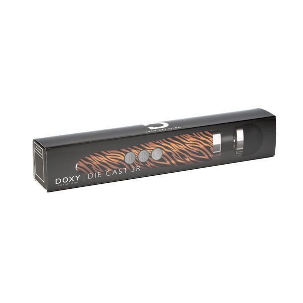 Вібромасажер DOXY Die Cast 3R - TIGER, дуже потужний, перезаряджуваний, металевий корпус SO8026