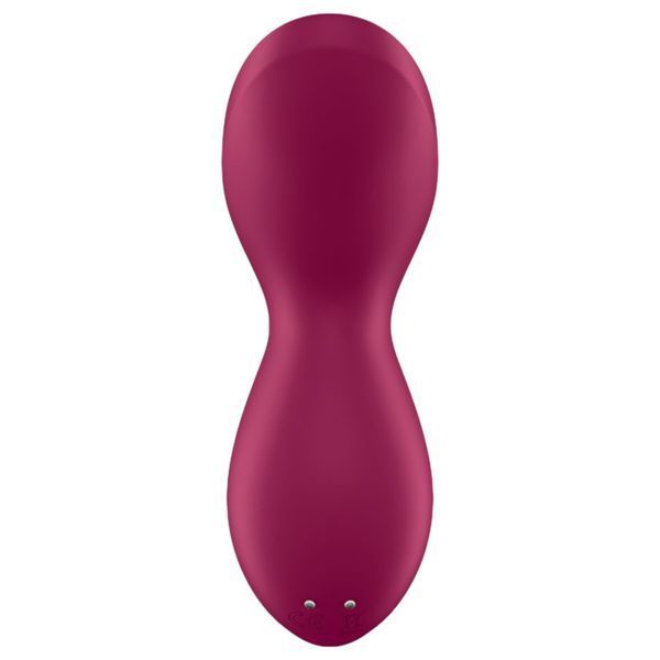 Вібратор для клітора з перлинною стимуляцією Satisfyer Exciterrr Berry, 2 незалежні мотори SX1218