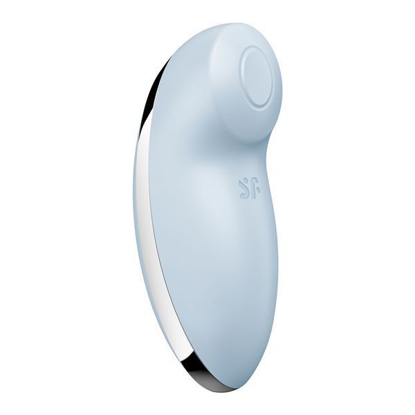 Вибростимулятор-пульсатор Satisfyer Tap & Climax 2 Blue, эффект постукивания пальцем SX2183