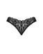Кружевные стринги Obsessive Donna Dream crotchless thong XL/2XL Black, открытый доступ SO8644 фото 4