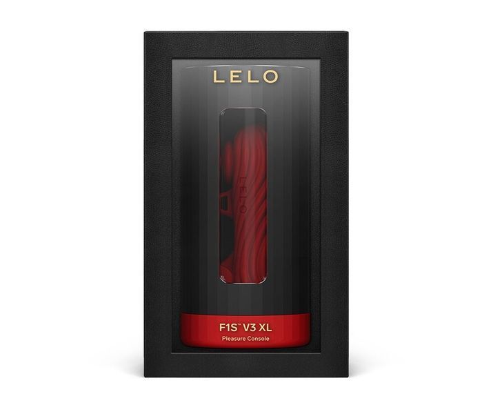 Смарт-мастурбатор LELO F1S V3 XL Red, збільшений, 2 мотори, 8 режимів, стимуляція звуковими хвилями SX0705