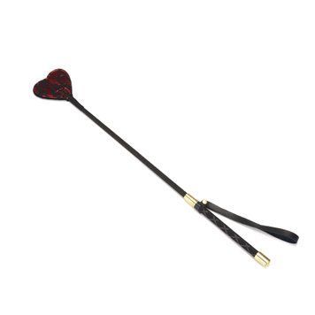 Шльопалка-сердечко Liebe Seele Victorian Garden Riding Crop, двостороння SO9478