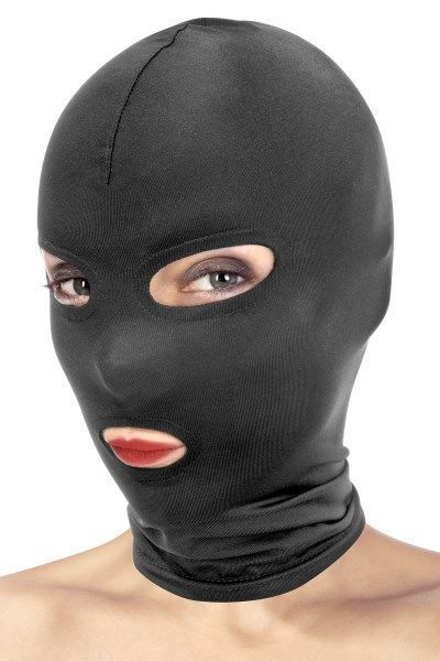 Капюшон для БДСМ з відкритими очима та ротом Fetish Tentation SO3758