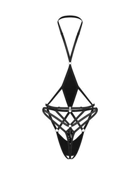 Боді Obsessive Keira Lise crotchless teddy L/XL SX3095