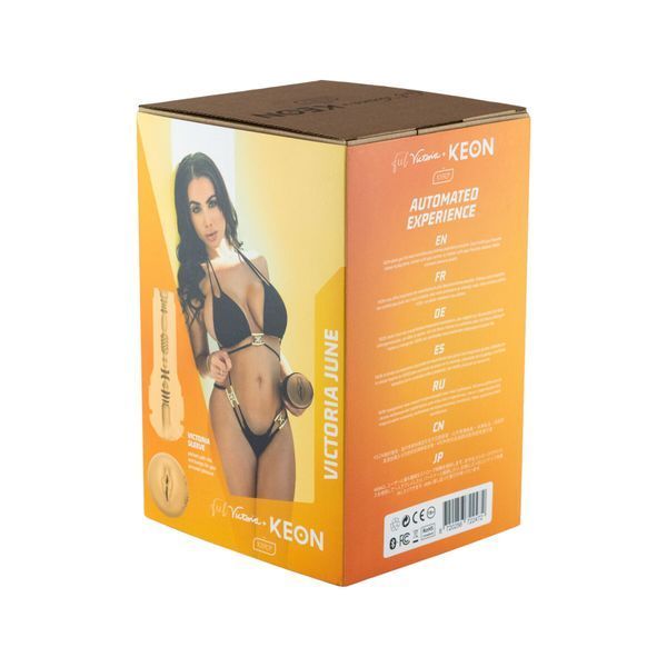 Інтерактивна секс-машина для чоловіків Kiiroo Keon Combo Set з мастурбатором Feel Victoria SO7668