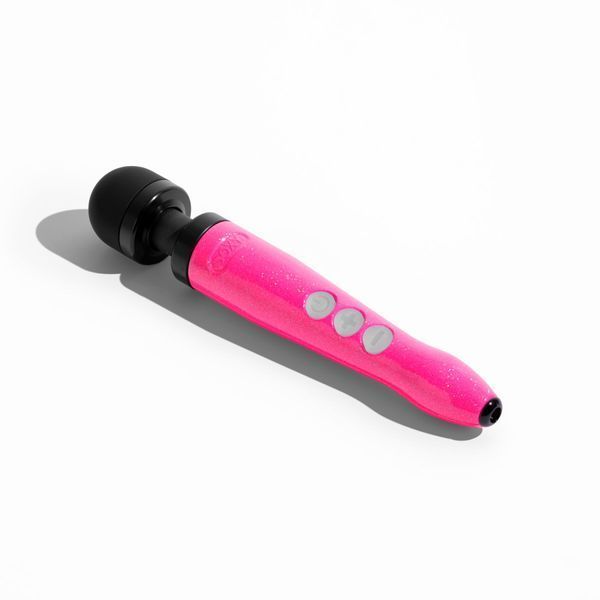 Вібромасажер DOXY Die Cast 3R Hot Pink, дуже потужний, перезаряджуваний, металевий корпус SX2460