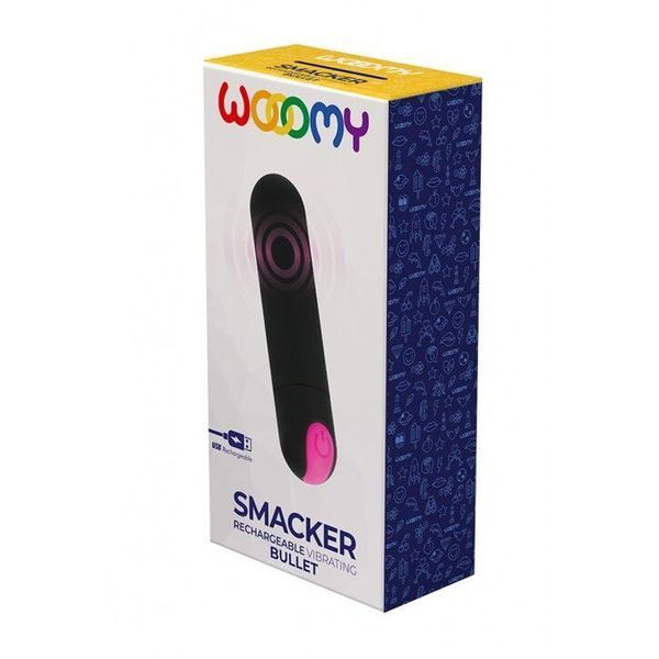 Віброкуля Wooomy Smacker, перезаряджувана, 10 швидкостей вібрації SO7442