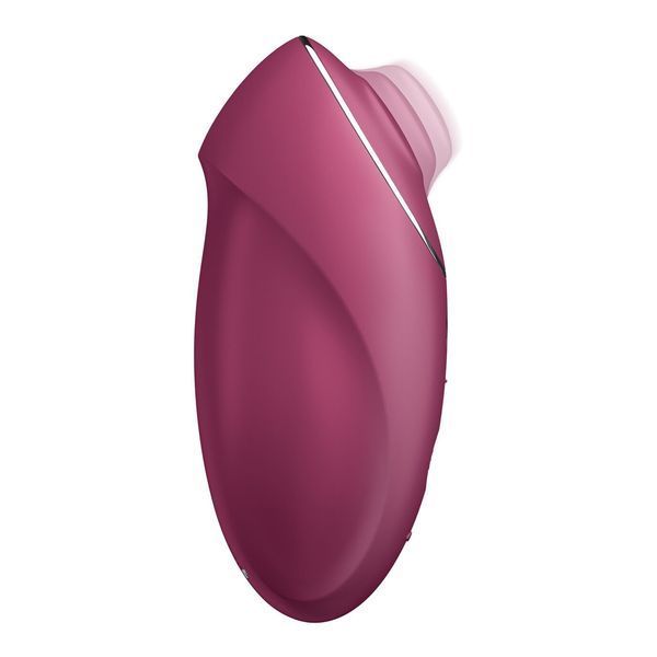 Вібростимулятор-пульсатор Satisfyer Tap & Climax 1 Red, ефект постукування пальцем, 2 мотори SX0566