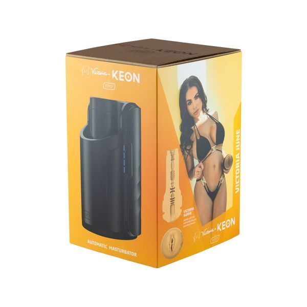 Інтерактивна секс-машина для чоловіків Kiiroo Keon Combo Set з мастурбатором Feel Victoria SO7668