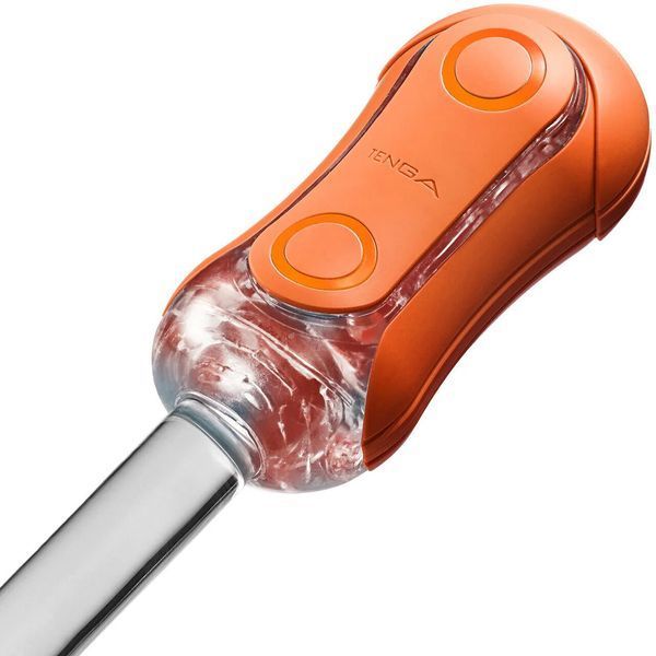Мастурбатор Tenga Flip Orb &mdash; Sunset Orange, с изменяемым сжатием, со стимулирующими шариками внутри SX1331