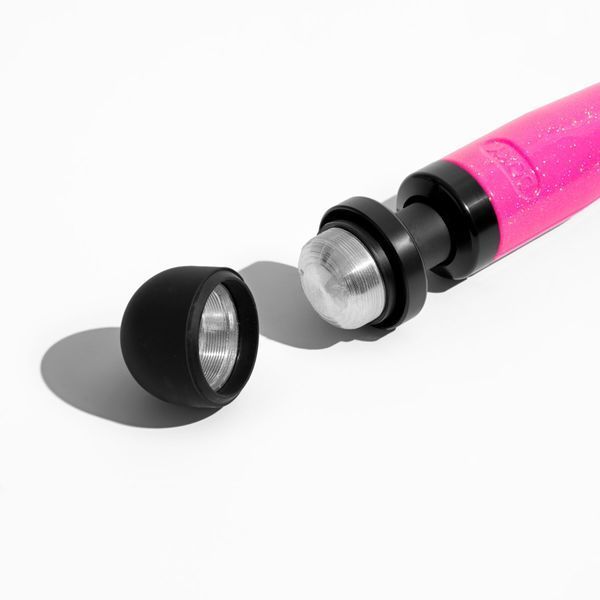 Вібромасажер DOXY Die Cast 3R Hot Pink, дуже потужний, перезаряджуваний, металевий корпус SX2460
