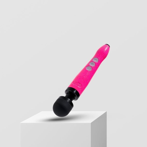 Вібромасажер DOXY Die Cast 3R Hot Pink, дуже потужний, перезаряджуваний, металевий корпус SX2460
