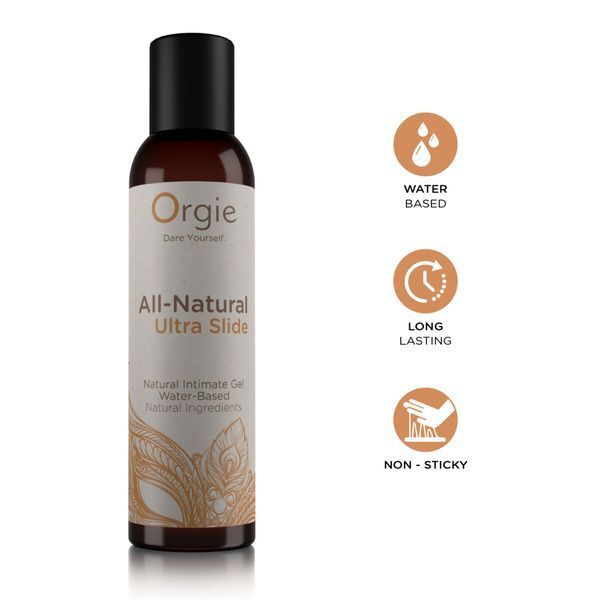 Лубрикант на водній основі Orgie All Natural Ultra Slide, 150 мл, суперковзний, нелипкий SX1497