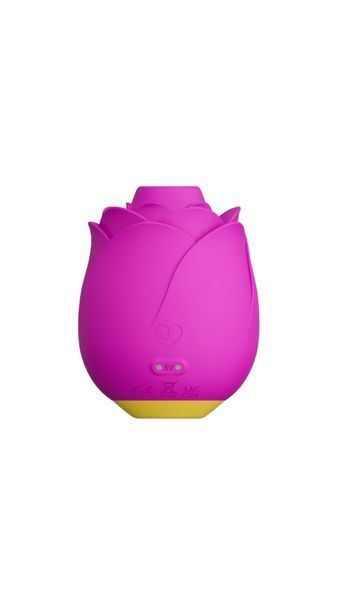 Шикарний вакуумний кліторальний стимулятор Romp Rose Pink, у вигляді троянди SO8738