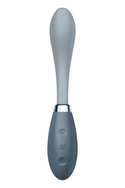 Вібратор Satisfyer G-Spot Flex 3 Grey, гнучкий стовбур із фіксацією положення SO6727