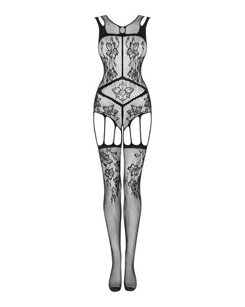 Бодистокинг Obsessive Bodystocking F239 S/M/L, с доступом SO7864