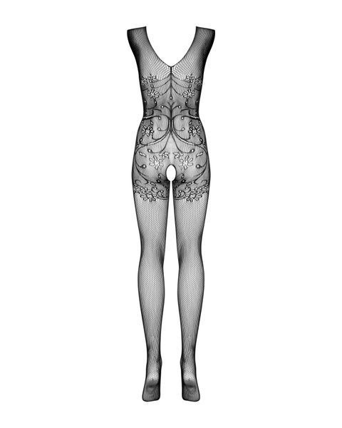 Бодистокинг Obsessive Bodystocking F234 S/M/L, абстрактный рисунок, глубокое декольте SO7230