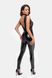 Комбинезон Noir Handmade F298 Libido, XXL, под латекс, кружевной верх, чокер, съемные бусы, доступ SX0229 фото 2