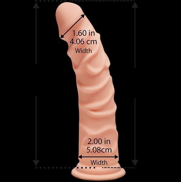 Фалоімітатор Doc Johnson The D - Ragin D - 8 Inch Without Balls - ULTRASKYN, діаметр 5,1 см SO2820