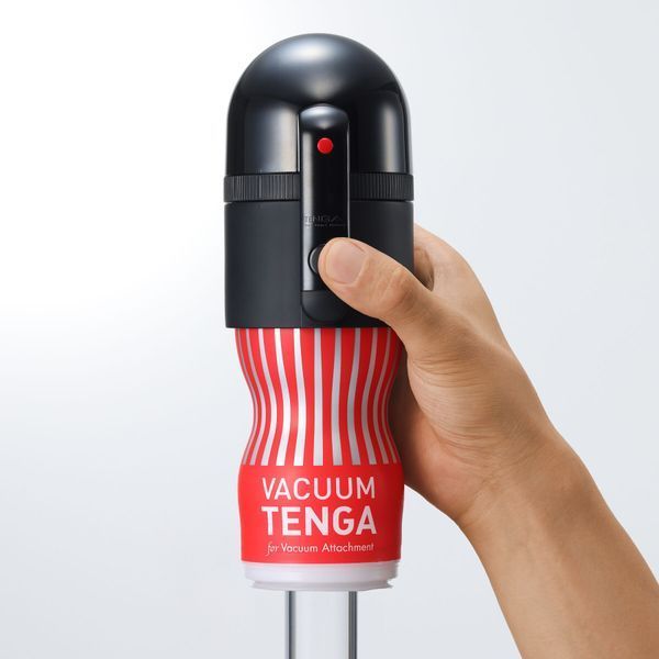 Вакуумная насадка Tenga VACUUM MAX + мастурбатор Tenga Vacuum Cup, 5 режимов работы SO9580