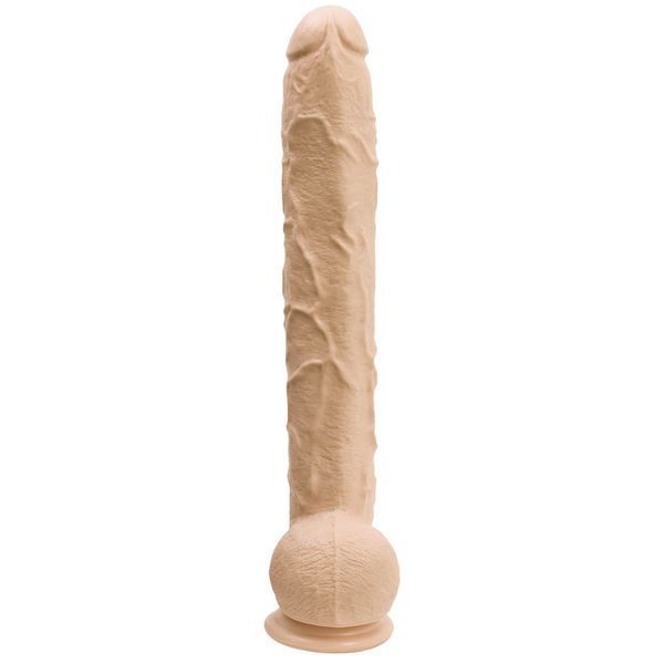 Фалоімітатор Doc Johnson Dick Rambone Cock White, діаметр 6 см, довжина 42 см, ПВХ SO1546