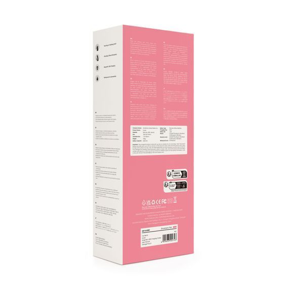 Вибратор-кролик Svakom Avery Strawberry Pink с двигающимся стволом, движение вперед-назад SX1279