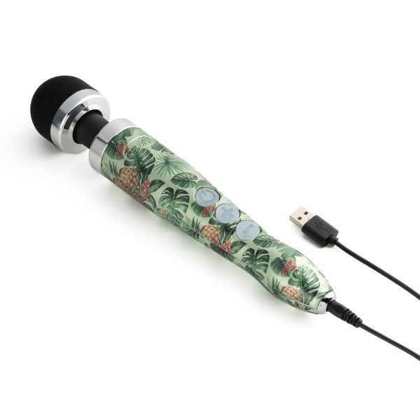 Вибромассажер DOXY Die Cast 3R - PINEAPPLE, очень мощный, перезаряжаемый, металлический корпус SO8027