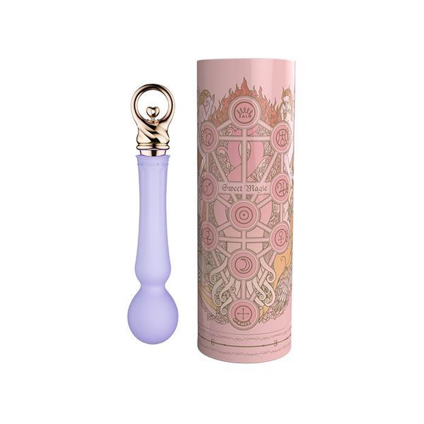 Вибромассажер с подогревом Zalo Sweet Magic - Confidence Wand Fantasy Violet SO6677